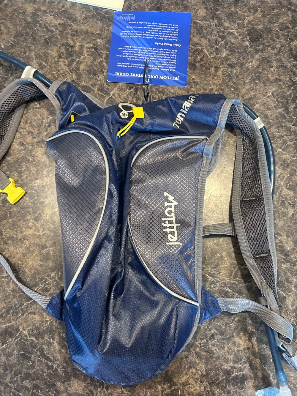 Navy Blue Hydration Pack - Men Bags